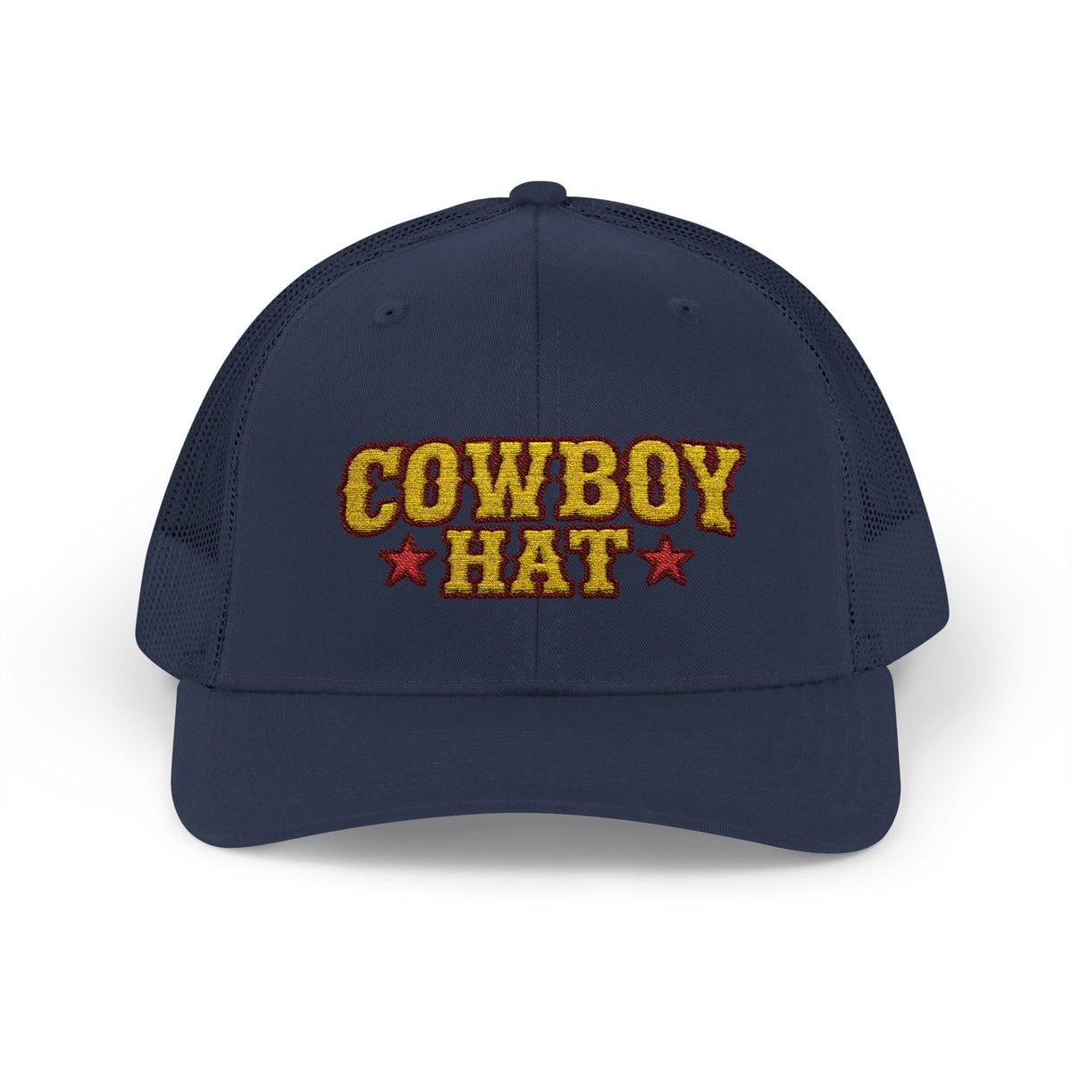 Cowboy Hat Snapback Trucker Cap – Western Rodeo Mesh Back Hat