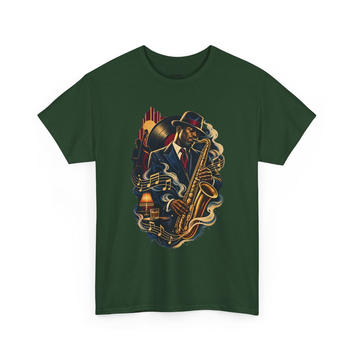 Saxophone Jazz Musician T-Shirt — Vintage Sax Player Tee