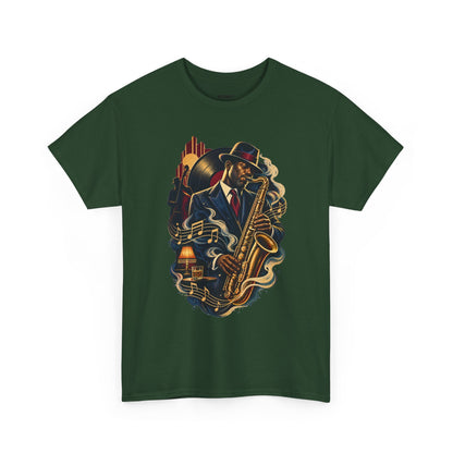 Saxophone Jazz Musician T-Shirt — Vintage Sax Player Tee