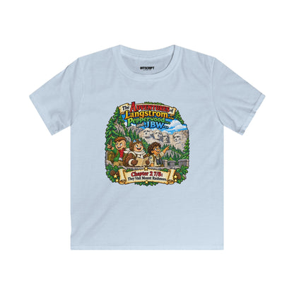 Kids Tee — Adventure of Langstrom Pepperwood Club Vintage Camp Graphic