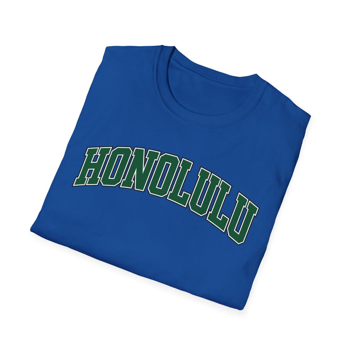 Honolulu Arch Logo T-Shirt — Vintage Collegiate Hawaii Tee
