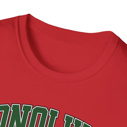 Honolulu Arch Logo T-Shirt — Vintage Collegiate Hawaii Tee