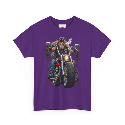Biker Motorcycle Rider Graphic Tee — Vintage Road Rebel T‑Shirt