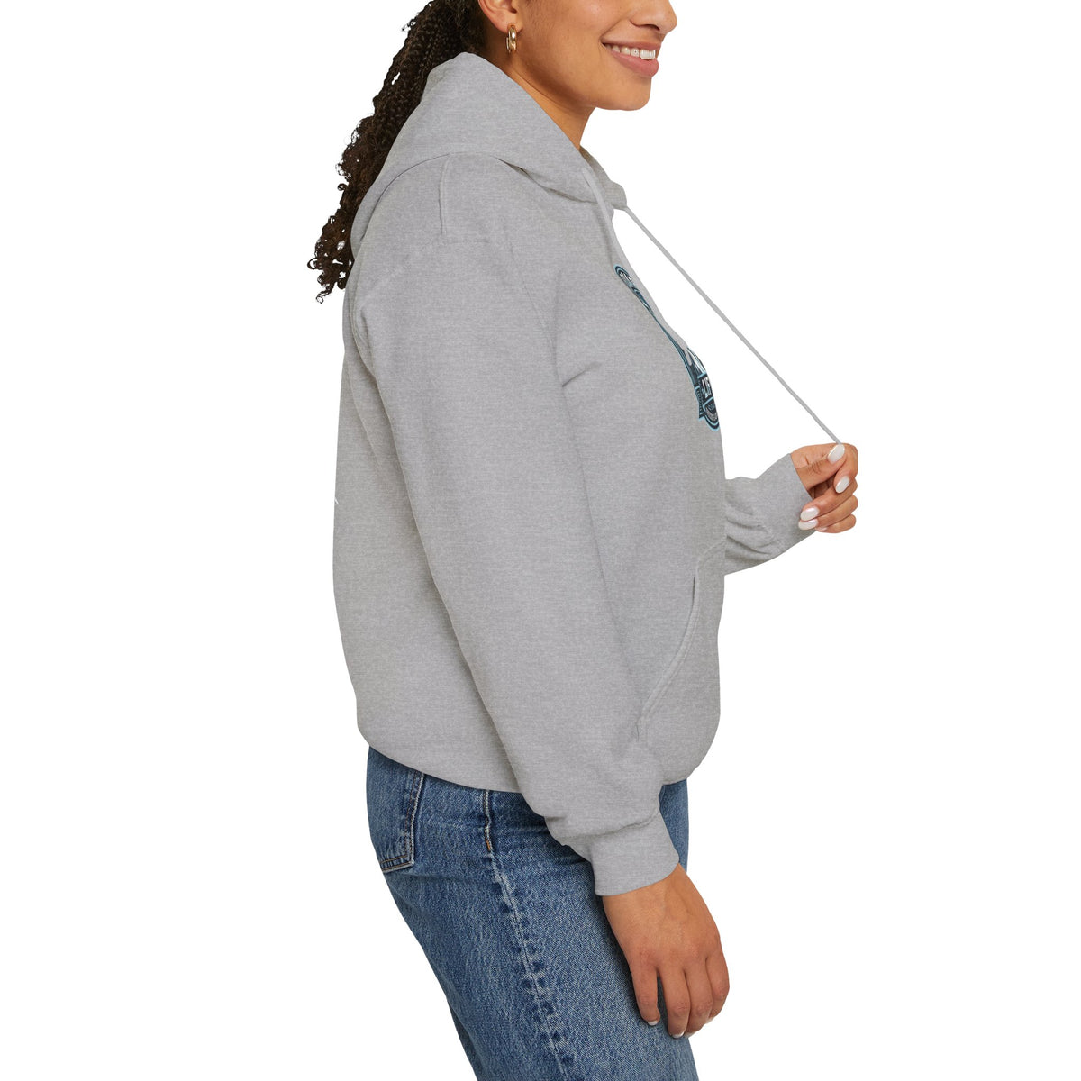 Snowboarding Hoodie – "Snowboarding Life" Graphic Pullover with Backboarder Illustration