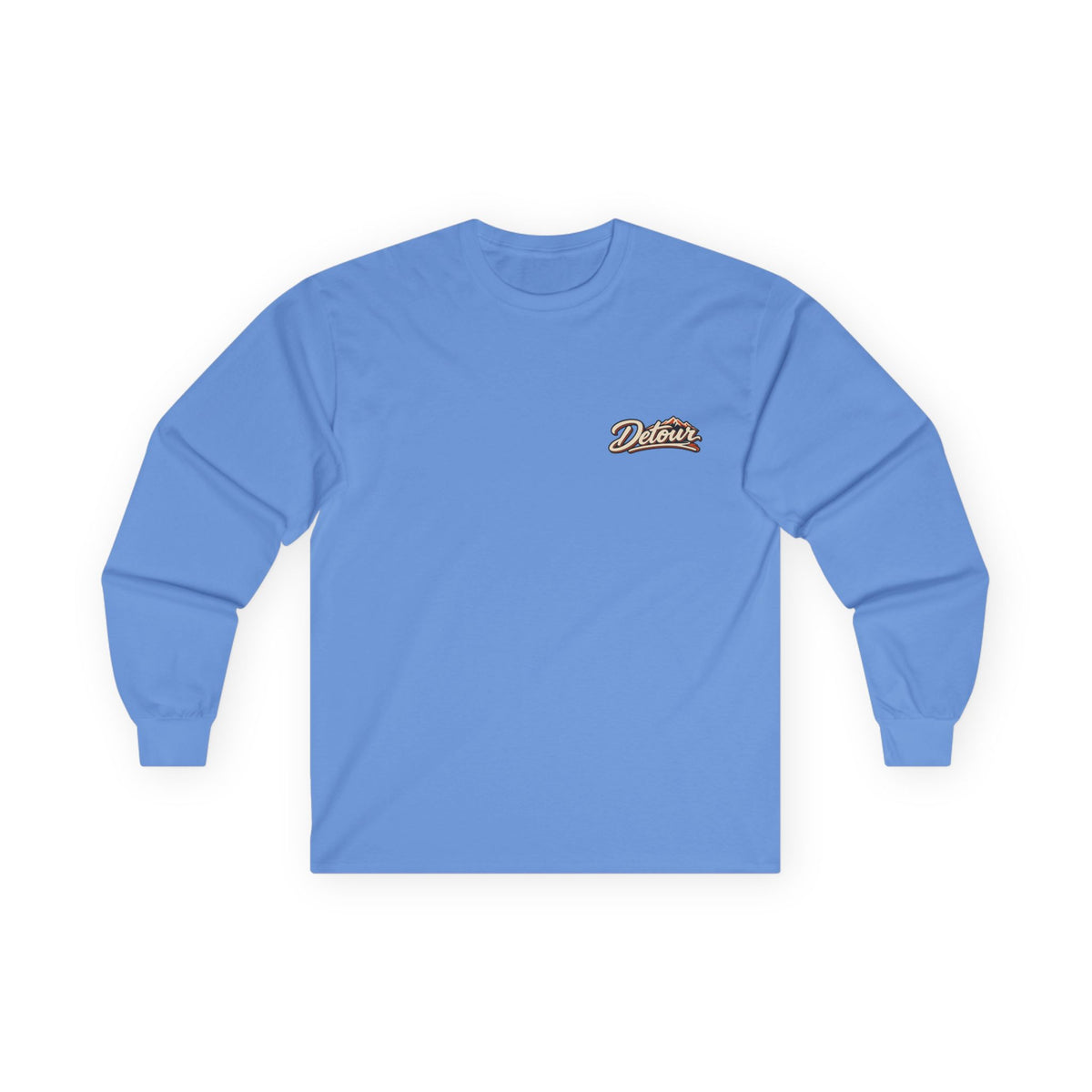 Detour Classic Car Long Sleeve Tee – 'Take The Long Way' Vintage Hot Rod Shirt
