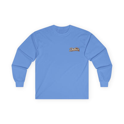 Detour Classic Car Long Sleeve Tee – 'Take The Long Way' Vintage Hot Rod Shirt