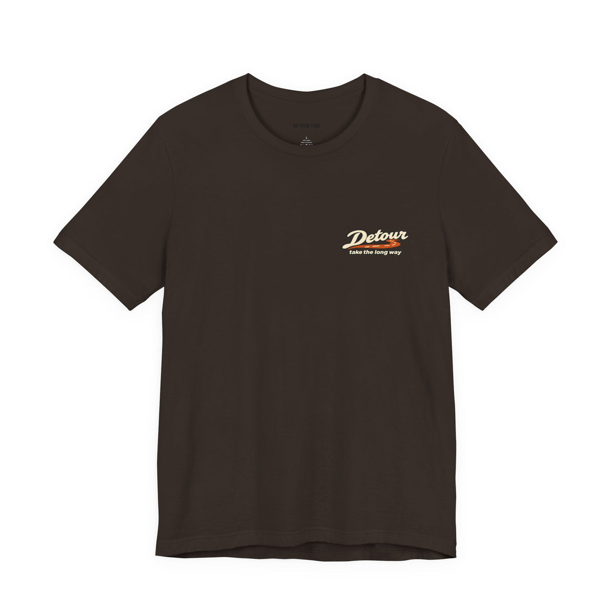 Detour Take the Long Way Road Trip Graphic T-Shirt