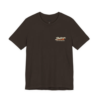 Detour Take the Long Way Road Trip Graphic T-Shirt