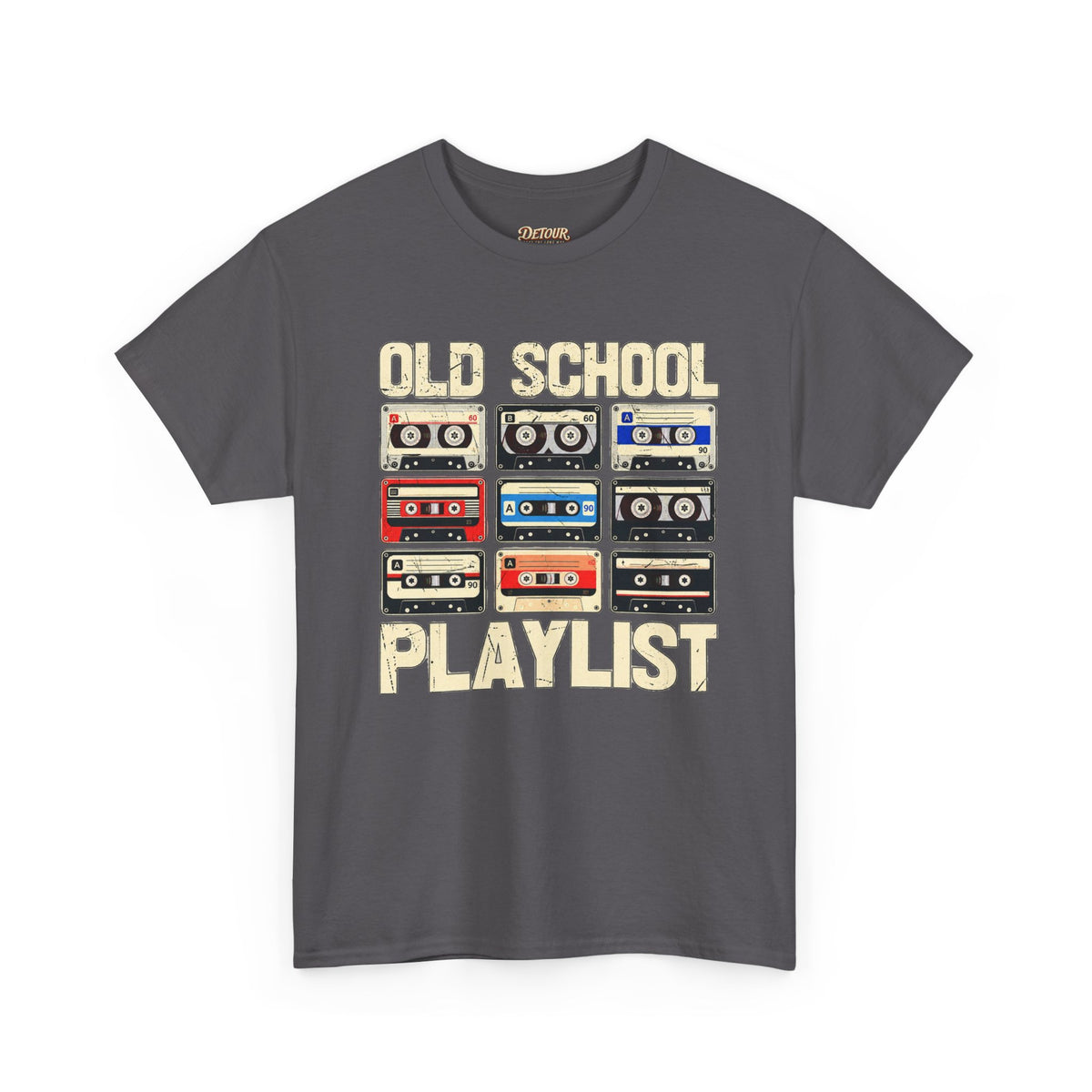 Old School Playlist Cassette Tape T-Shirt