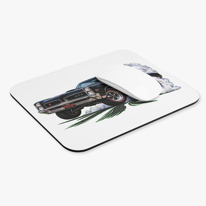 Classic Pontiac GTO Burnout Mouse Pad — Vintage Muscle Car Desk Mat
