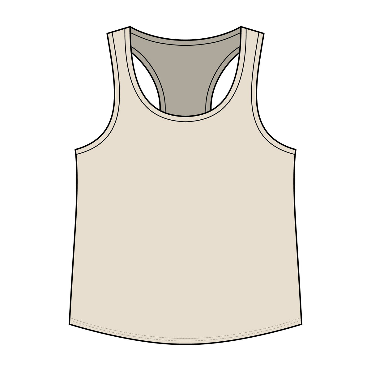 Pickleball Is My Life Women's Racerback Tank Top - Athletic Maple Graphic