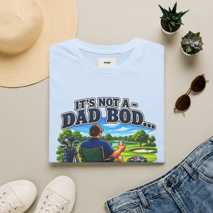 Golf Dad T-Shirt — "It’s Not a Dad Bod… It’s a Fuel Tank for More Golf"