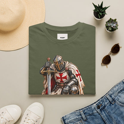 Knight T-Shirt — Fear No Evil Crusader Graphic Tee