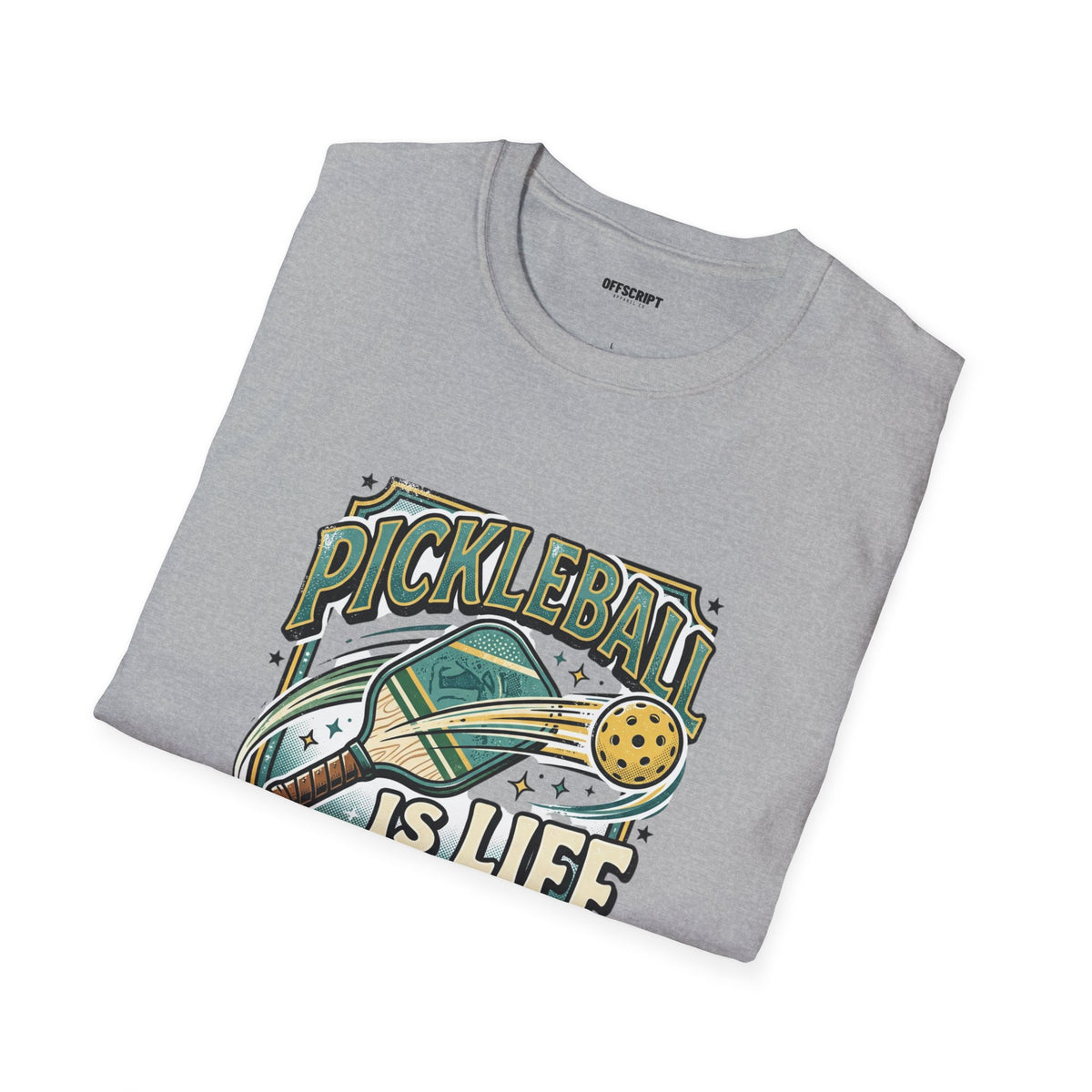Pickleball Is Life T-Shirt — Retro Paddle & Ball Graphic Tee for Players