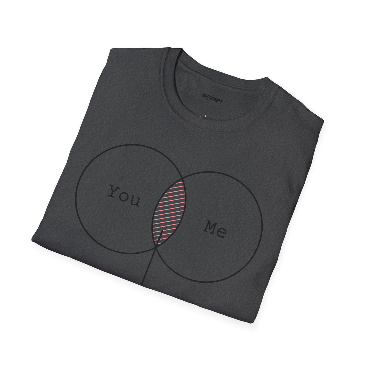 You + Me Venn Diagram T-Shirt — "Kapowww!" Graphic Tee