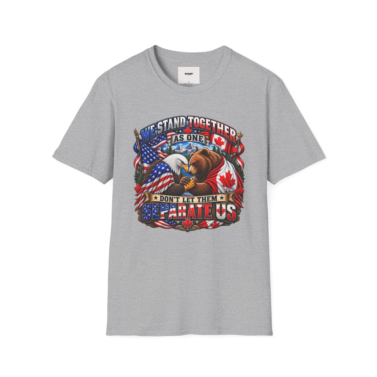 Patriotic "We Stand Together As One" T-Shirt