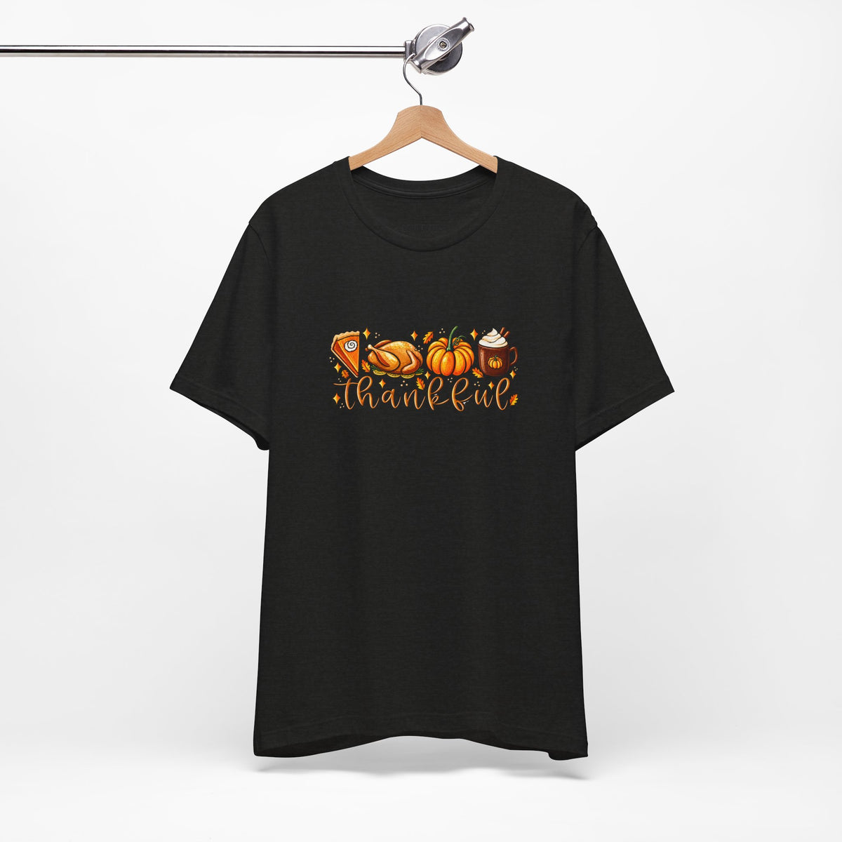 Thankful Harvest Tee — Thanksgiving Pumpkin & Pie Fall Shirt