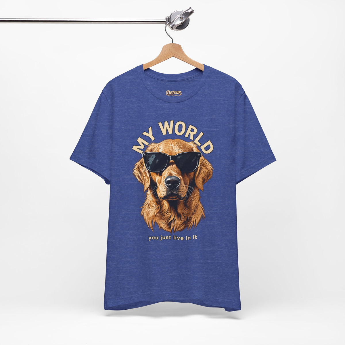 My World Golden Retriever Sunglasses T-Shirt
