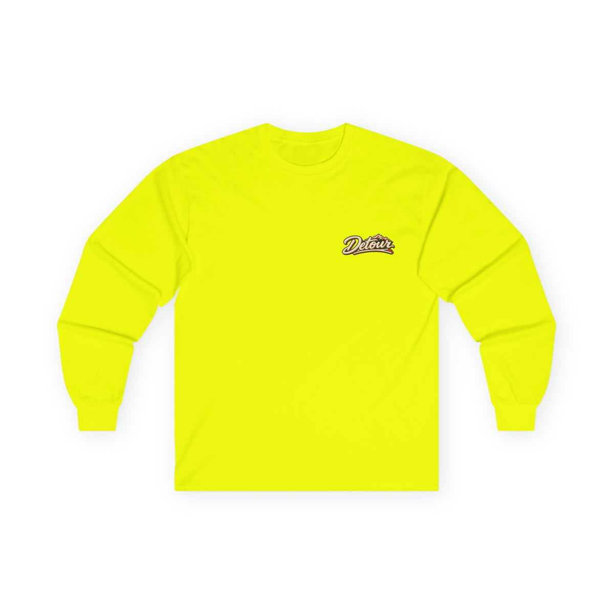Detour Classic Car Long Sleeve Tee – 'Take The Long Way' Vintage Hot Rod Shirt