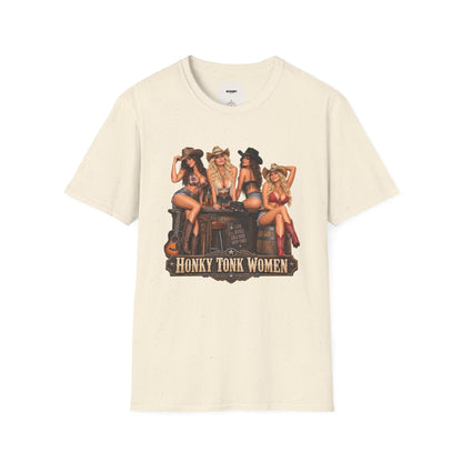 Honky Tonk Women Country Cowgirl T-Shirt