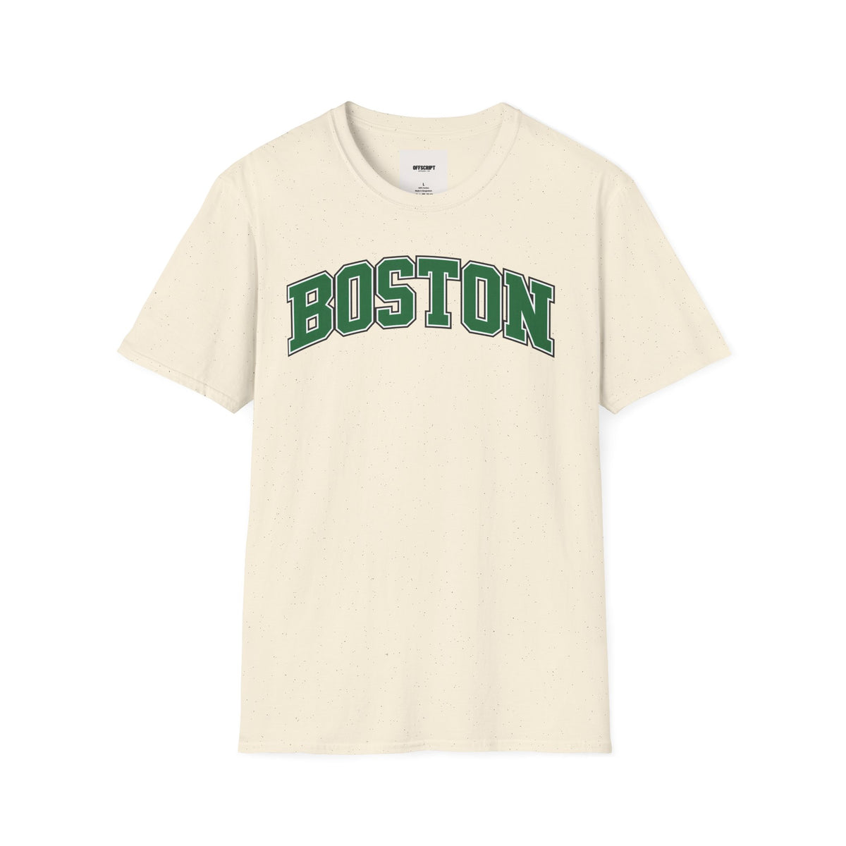 Boston Arch Logo T‑Shirt — Classic College Campus Tee