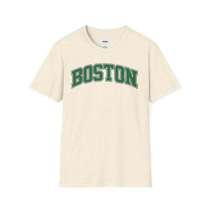 Boston Arch Logo T‑Shirt — Classic College Campus Tee