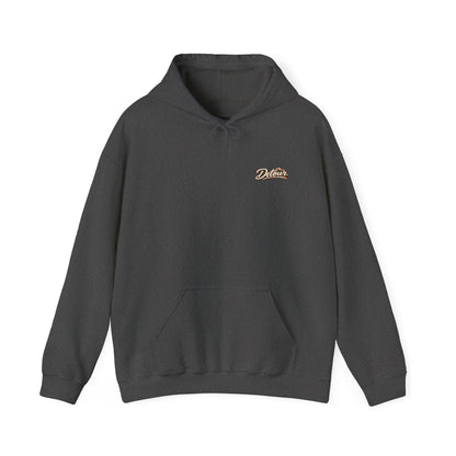 Detour Vintage Hot Rod Hoodie — "Take The Long Way" Classic Car Sweatshirt