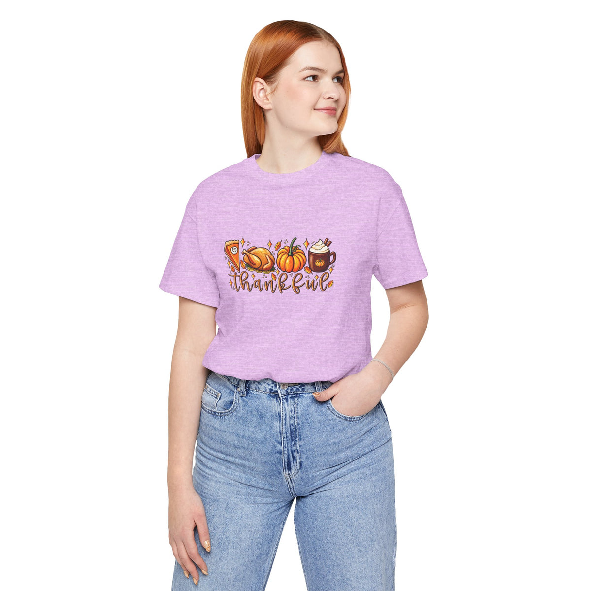 Thankful Harvest Tee — Thanksgiving Pumpkin & Pie Fall Shirt