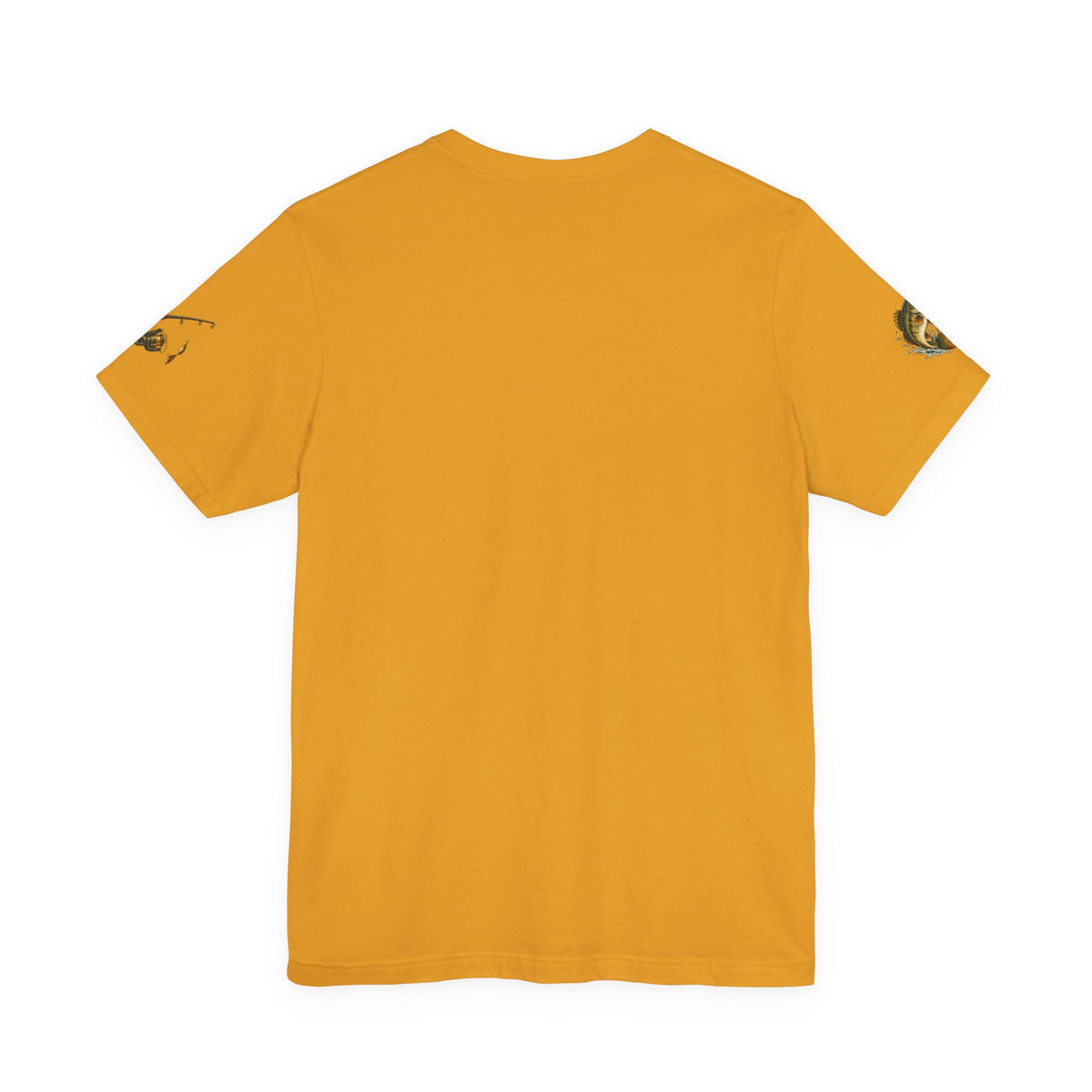 Sunset Lake Fishing T-Shirt — Mountain Boat Fishing Graphic Tee