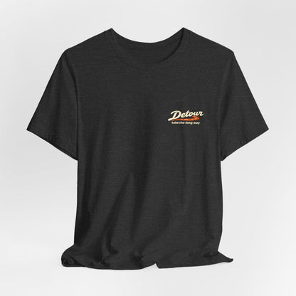 Detour Take the Long Way Road Trip Graphic T-Shirt