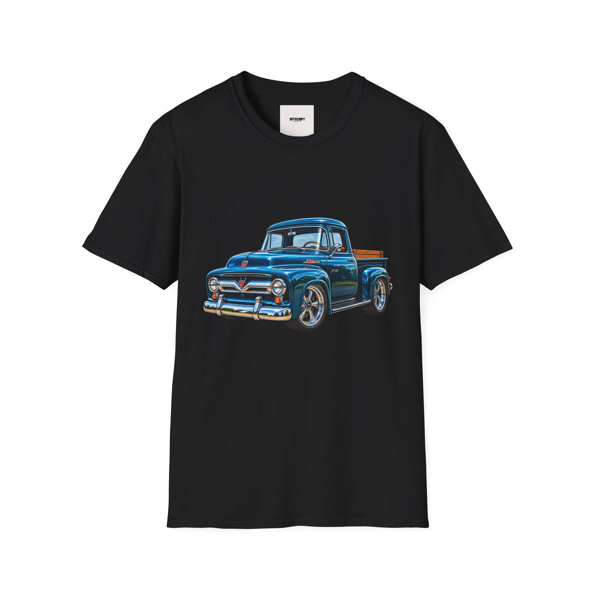 Vintage Blue Pickup T‑Shirt — Classic Retro Truck Graphic Tee