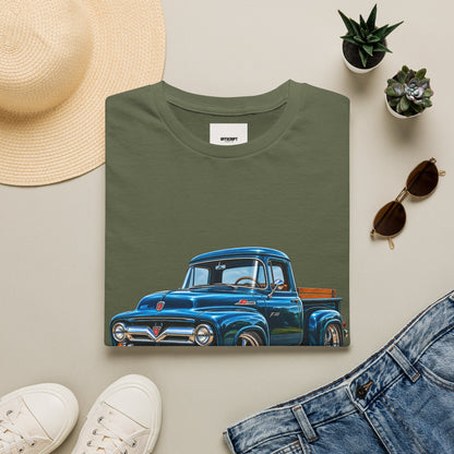 Vintage Blue Pickup T‑Shirt — Classic Retro Truck Graphic Tee