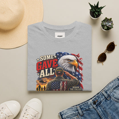 Some Gave All Eagle T-Shirt — Veteran Memorial Patriot Tee