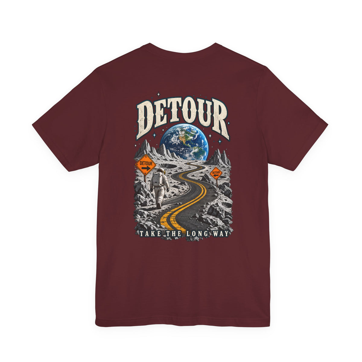 Detour Adventure Tee — 'Take the Long Way' Graphic T‑Shirt