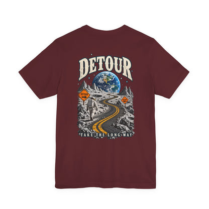 Detour Adventure Tee — 'Take the Long Way' Graphic T‑Shirt