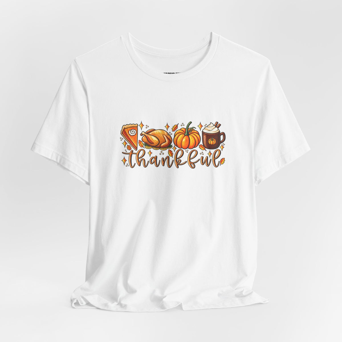 Thankful Harvest Tee — Thanksgiving Pumpkin & Pie Fall Shirt