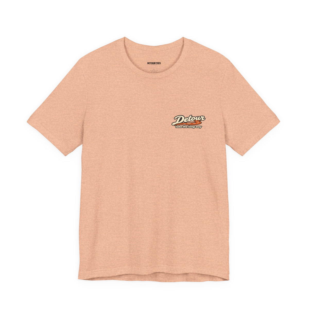Detour Take the Long Way Road Trip Graphic T-Shirt