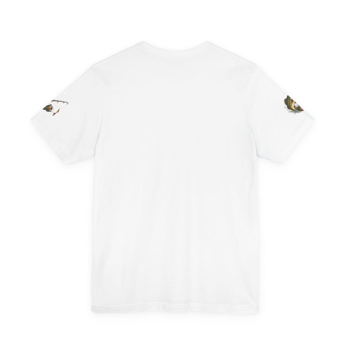 Sunset Lake Fishing T-Shirt — Mountain Boat Fishing Graphic Tee