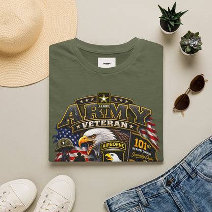 Army Veteran T-Shirt — Patriotic Eagle Airborne Tribute