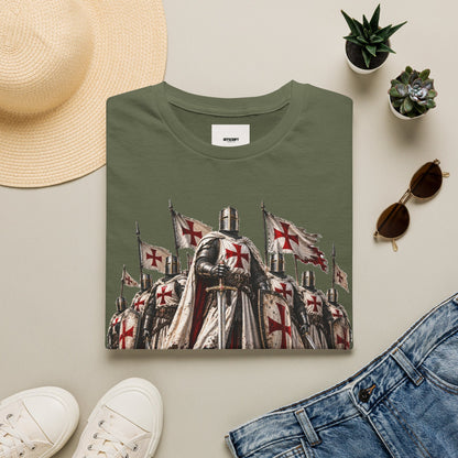 T‑Shirt — Crusader Knight 'Fear No Evil' Graphic Tee