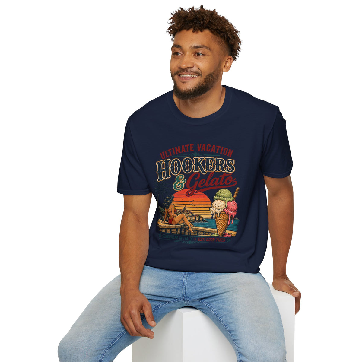 Hookers & Gelato Ultimate Vacation T-Shirt