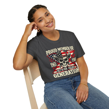 Proud Member of the 1965–1980 Generation Graphic T-Shirt