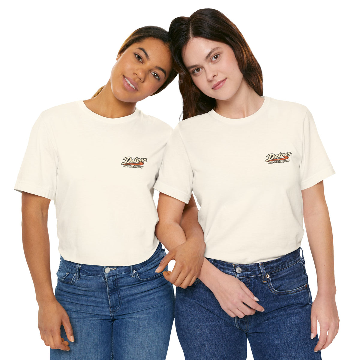 Detour Take the Long Way Road Trip Graphic T-Shirt