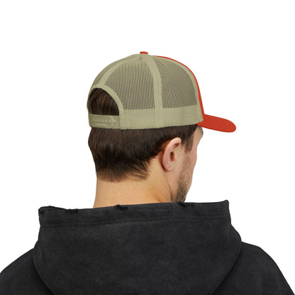 Cowboy Hat Snapback Trucker Cap – Western Rodeo Mesh Back Hat