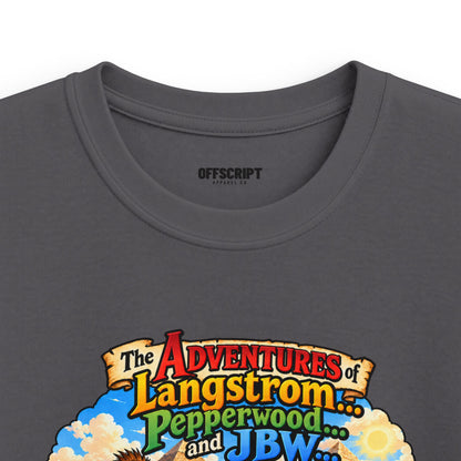 Kids Adventure T‑Shirt — "The Adventures of Langstrom & Pepperwood" Fantasy Design
