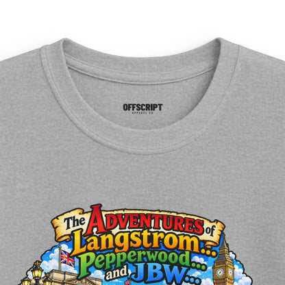 Kids T‑Shirt — 'The Adventures of Langstrom & Pepperwood' Vintage Storybook Design