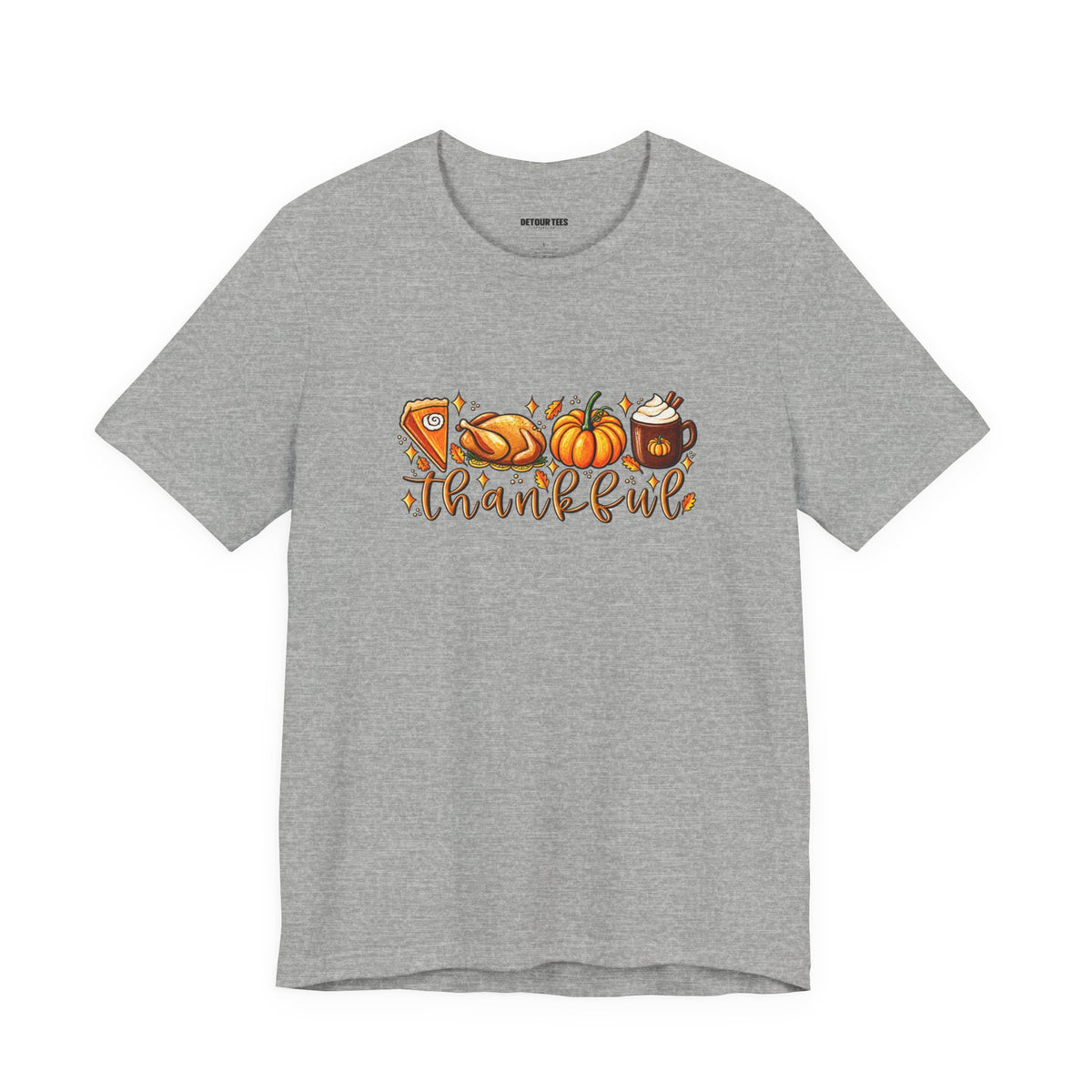 Thankful Harvest Tee — Thanksgiving Pumpkin & Pie Fall Shirt