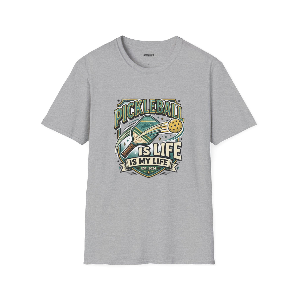 Pickleball Is Life T-Shirt — Retro Paddle & Ball Graphic Tee for Players