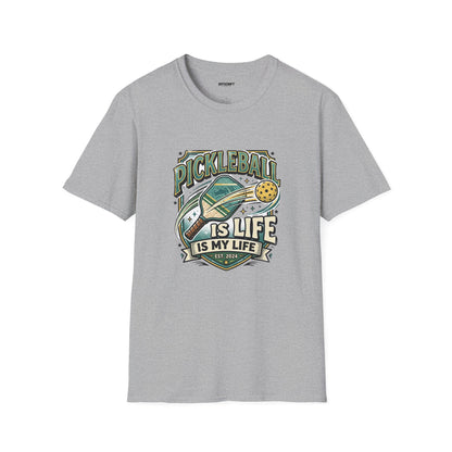 Pickleball Is Life T-Shirt — Retro Paddle & Ball Graphic Tee for Players
