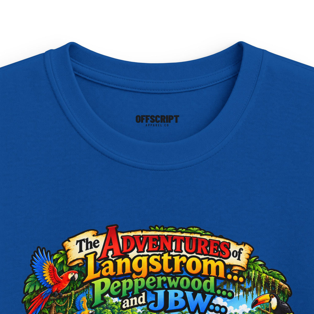 Kids Adventure Tee — 'The Adventures of Langstrom & Pepperwood' Vintage Storybook Graphic